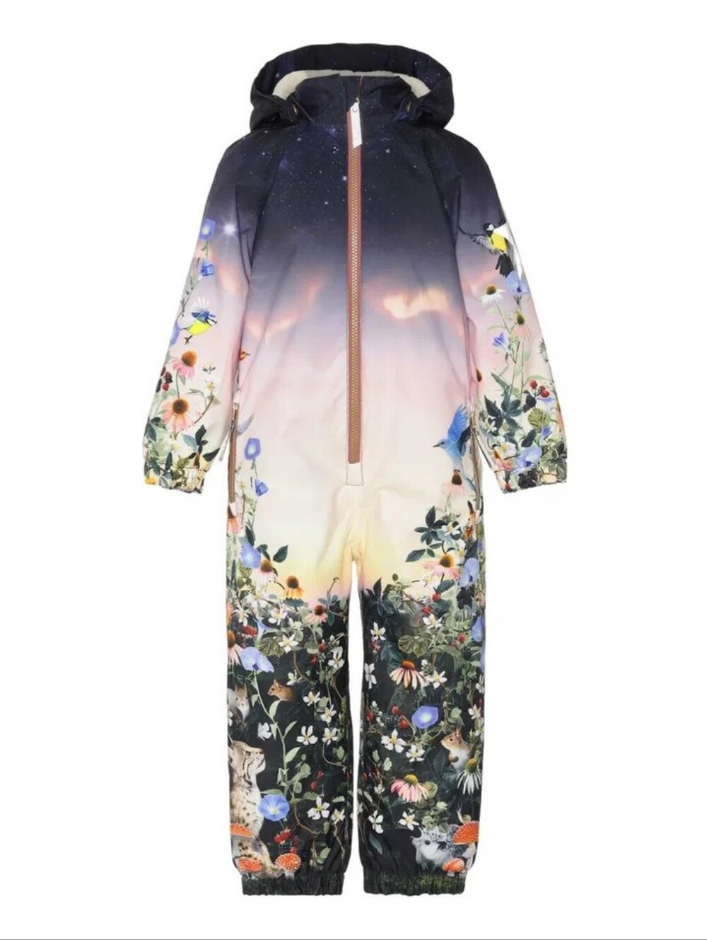 Molo Evening Forest Floral Snowsuit 110cm Or 4Y